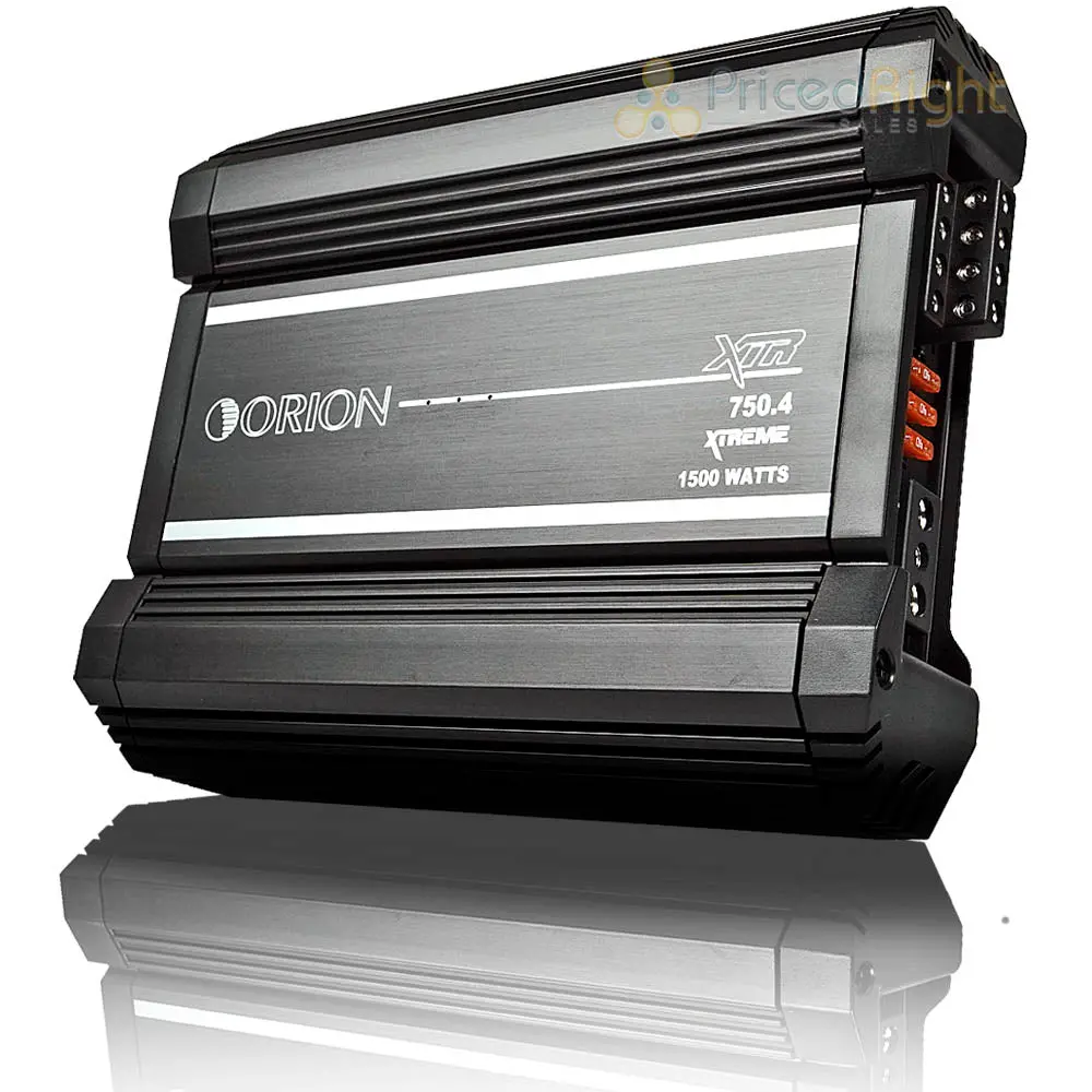 Orion 4 Channel Amplifier 3000 Watts Max 4 Ohm Class Ab Xtr Series Xtr750.4 1