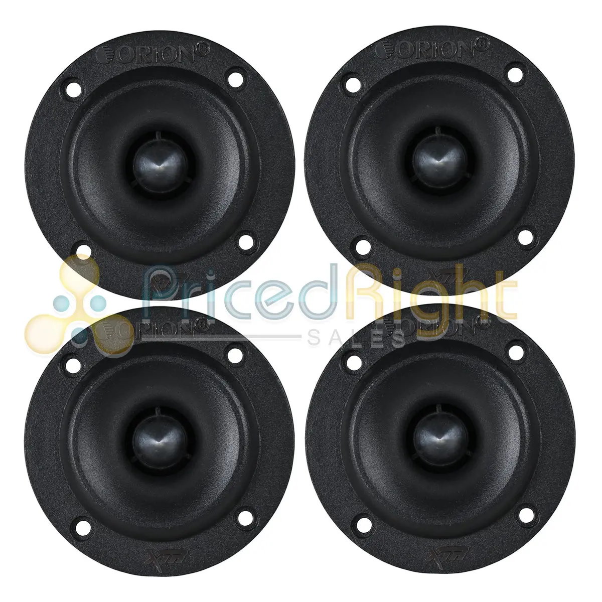 4 Pack 3.2" Super Tweeter 360W Watts Max Power 1" Voice Coil Xtr Orion Xtw350ne 1