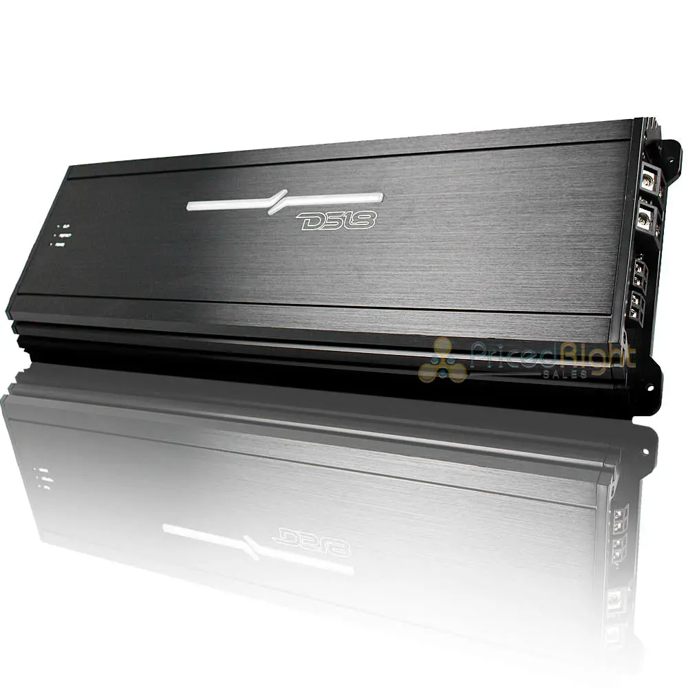 Ds18 1 Channel Monoblock Amplifier 2000 Watts Rms Zr Series Class D Zr2000.1D 1