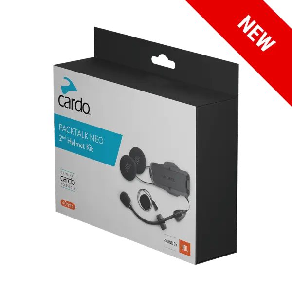Cardo - Packtalk Neo 2Nd Helmet Kit With Sound By Jbl 1