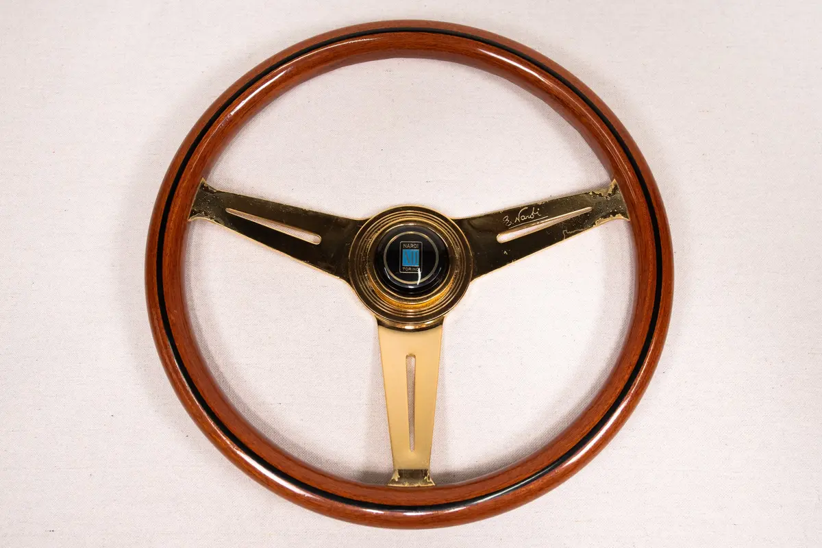 360mm Nardi Classic Steering Wheel – Gold-Plated Finish