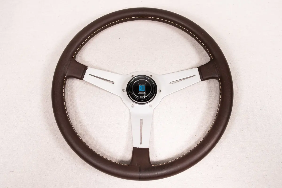 360mm Nardi Classic Steering Wheel – Brown Leather Wrap