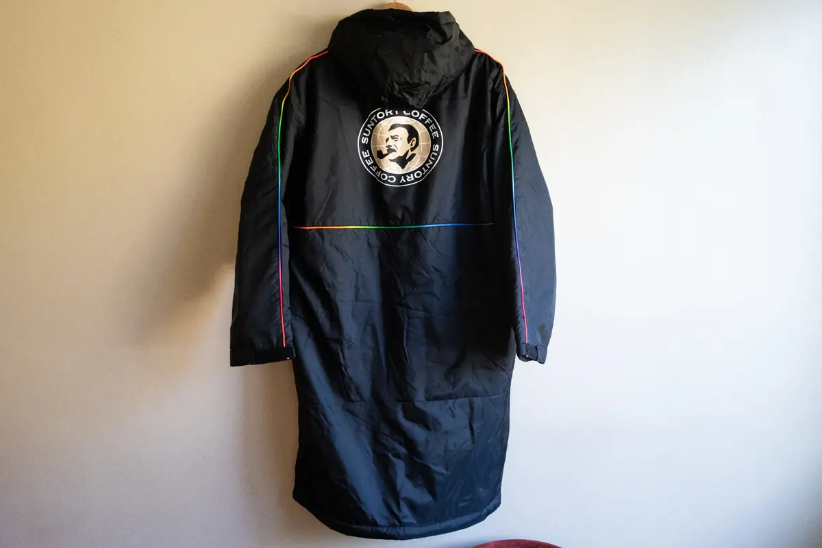 Suntory Boss Coffee Rainbow-Themed Bench Coat – Large