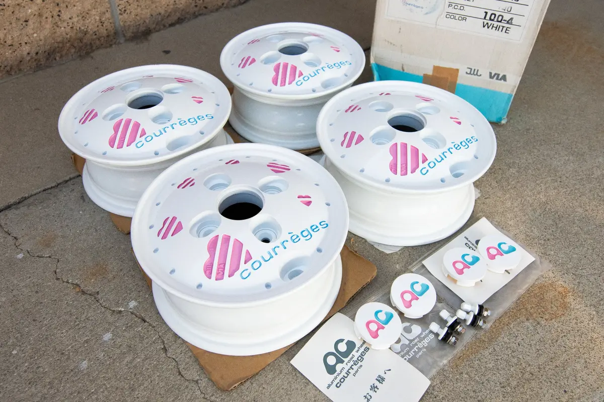 Yamaco ACG Courrèges Alloy Wheels – 10", 4J, +40 Offset, 4x100 PCD
