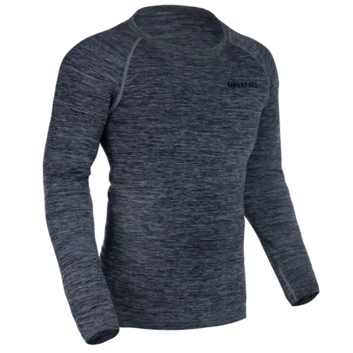 Oxford - Advanced Base Layer Ms Top Charcoal 1