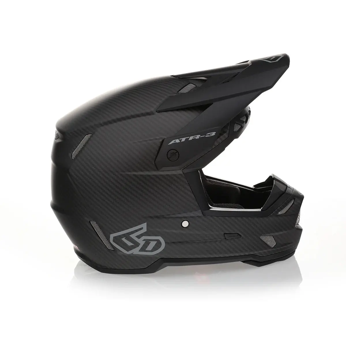 6D ATR-3 Solid Off-Road Helmet – Minimalist Matte Finish
