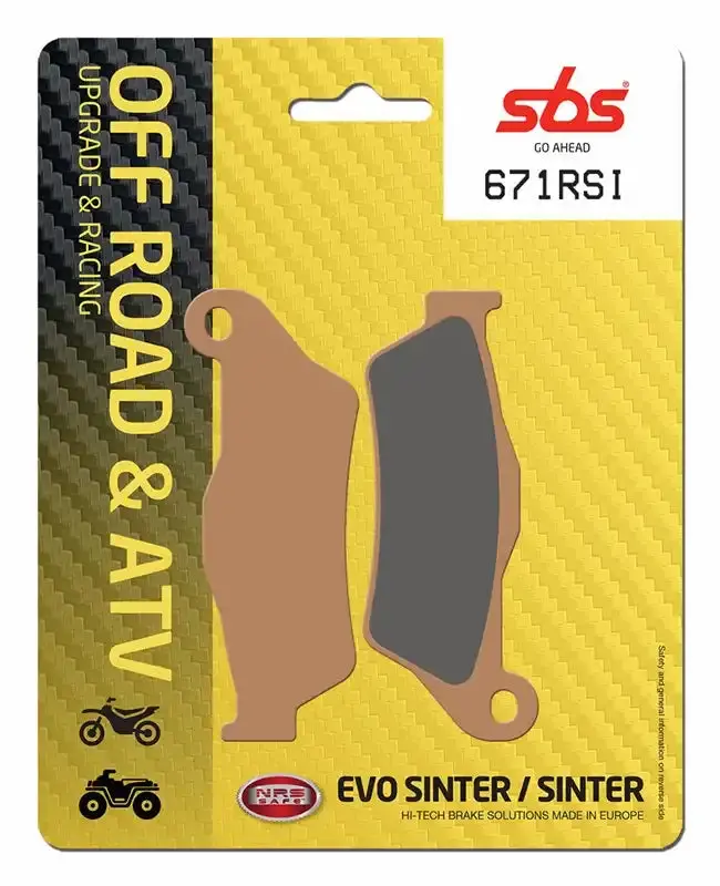 Sbs - Brake Pads 671Rsi (Front) 1